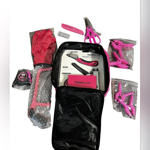 NWT Thinkwork 27pc 3 in 1 Staple Gun Set with Tools - Picture 11 of 12